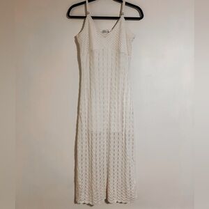 Hollister Cream Lace Midi Dress